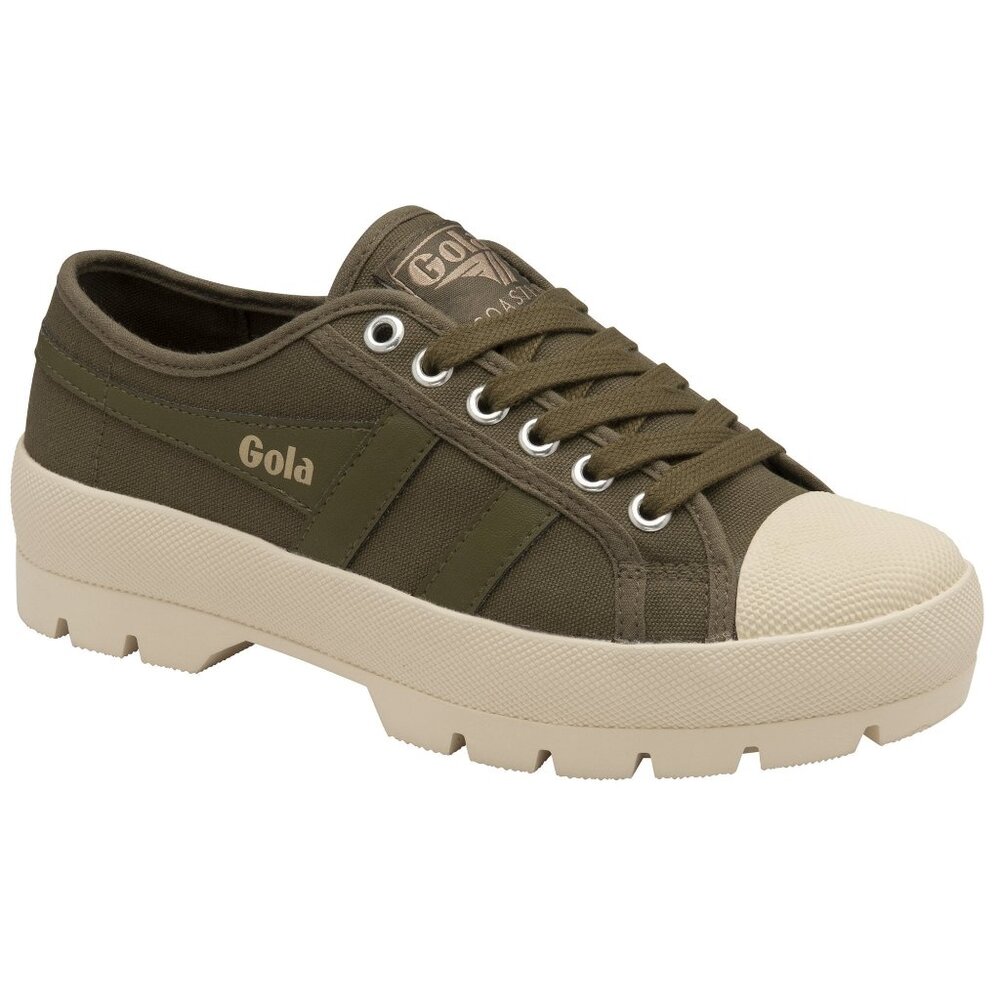*SOLD* Gola Coaster Peak Platform Sneaker - Green/Khaki Size 6